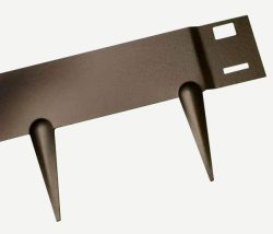 Bordure de jardin flexible marron